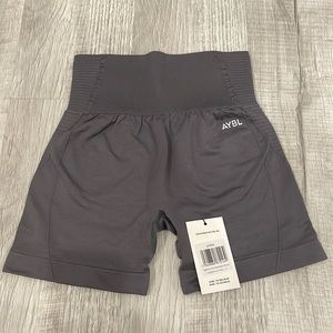 AYBL Balance V2 Seamless Shorts in Castlerock Grey Size Small